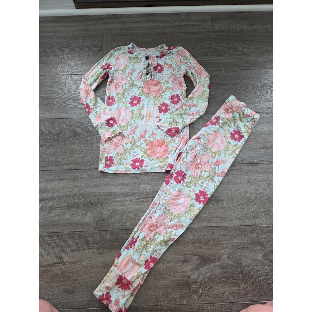 Gigi and Max bamboo girls pj set size 8‎
